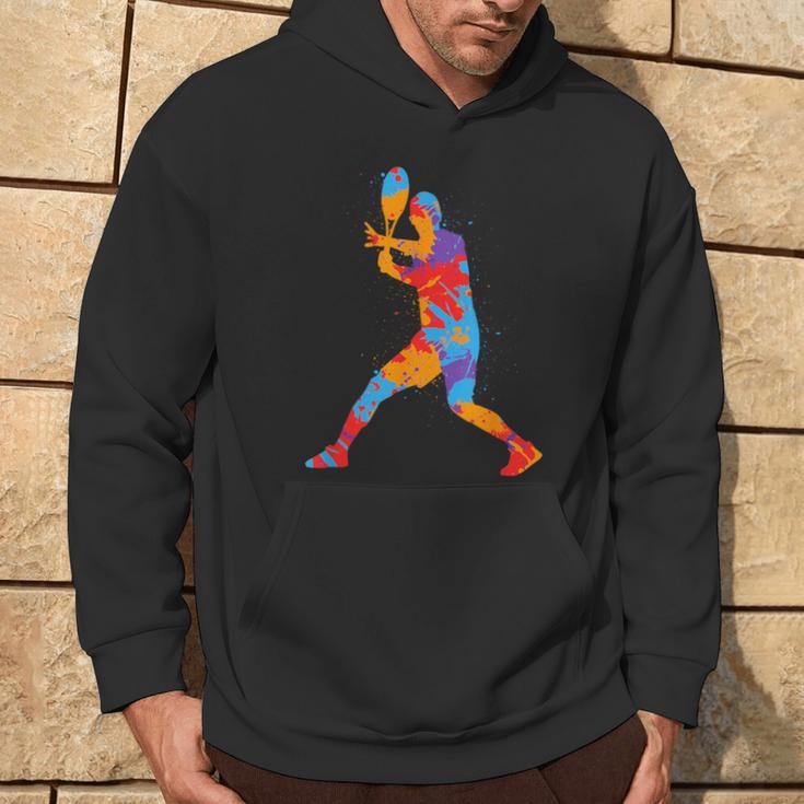 Tennis Player Colourful Children's Tennis Player Boys' Kapuzenpullover Lebensstil