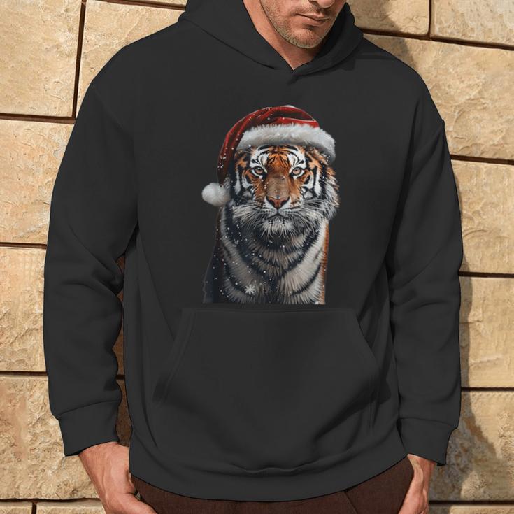 Tiger Christmas Kapuzenpullover Lebensstil