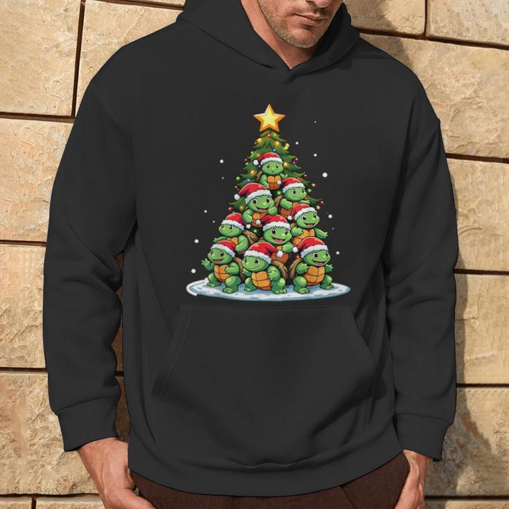 Turtle Christmas Tree Shelly Holiday Kapuzenpullover Lebensstil