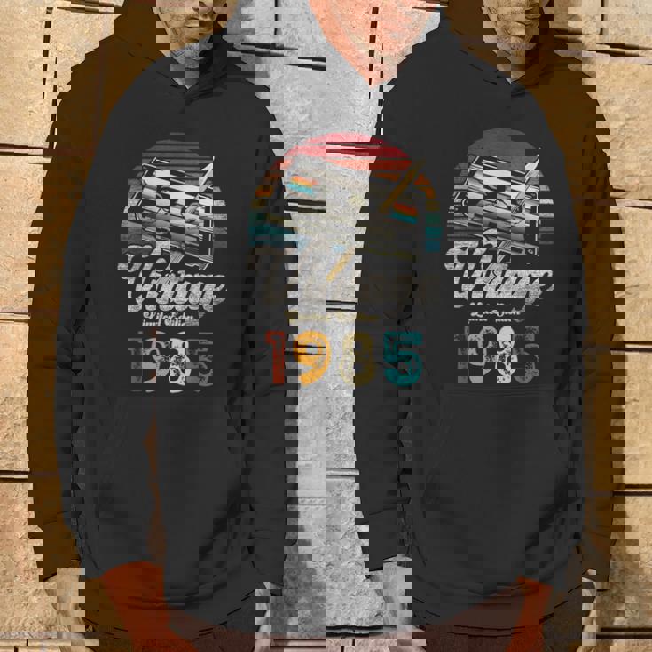 Vintage 1985 Cumpleaños 40 Años Cassette Lápiz Sudadera Estilo de vida