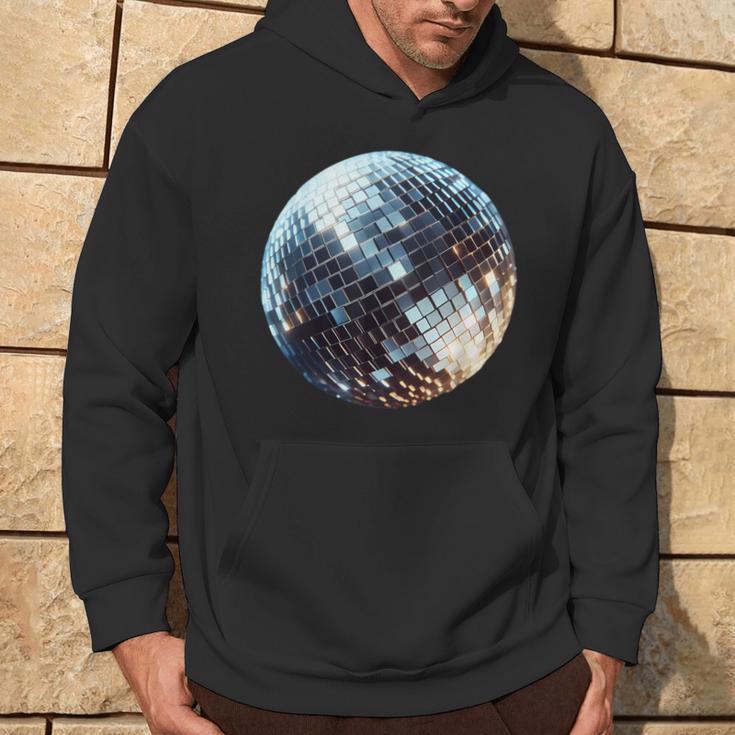 Vintage Retro Disco Ball Retro 1980S Dj Mirror Ball Kapuzenpullover Lebensstil