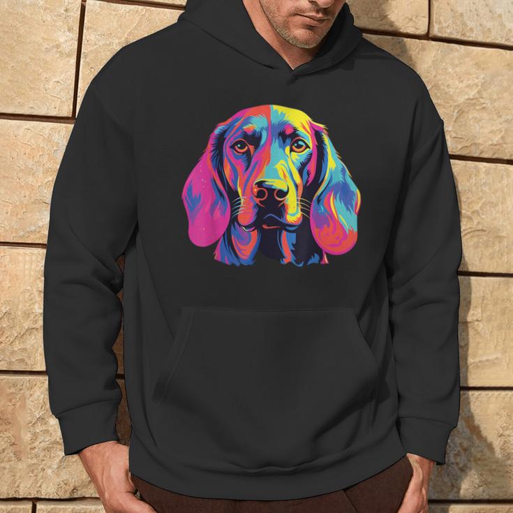 Watercolour Colourful Bavarian Mountain Sweat Dog Kapuzenpullover Lebensstil