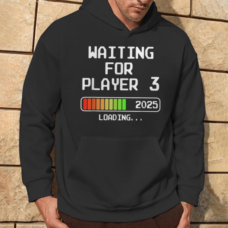 Werdender Papa 2025 Waiting For Player 3 Loading Pregnant Kapuzenpullover Lebensstil