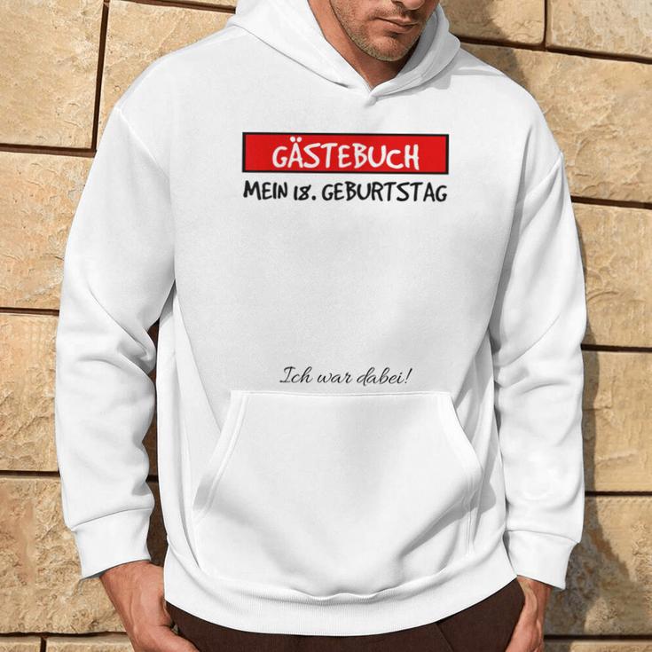 18Th Birthday Party Guest Book Idea 18 Years Kapuzenpullover Lebensstil