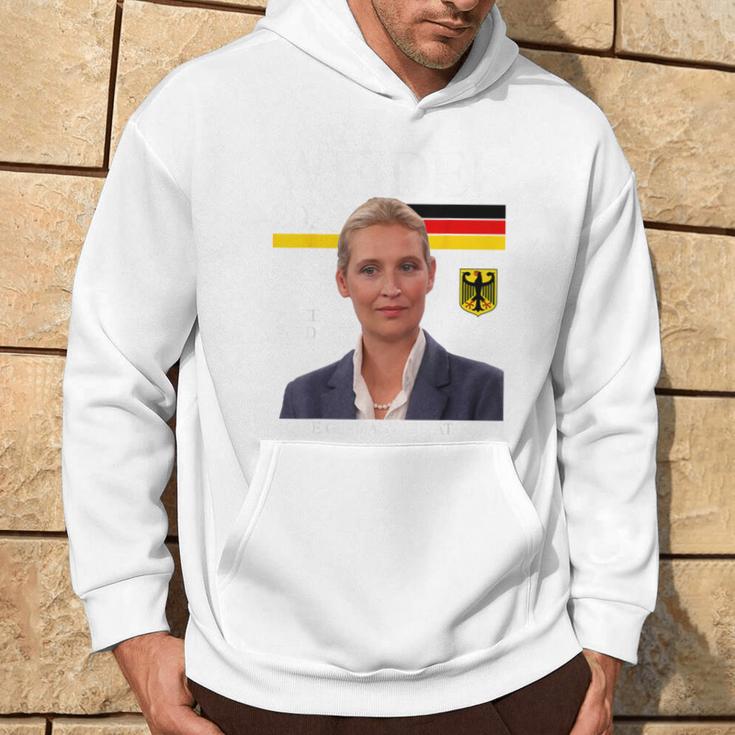 Alice Wird Gut Weidel 2025 Make Germany Great Again Blue Kapuzenpullover Lebensstil