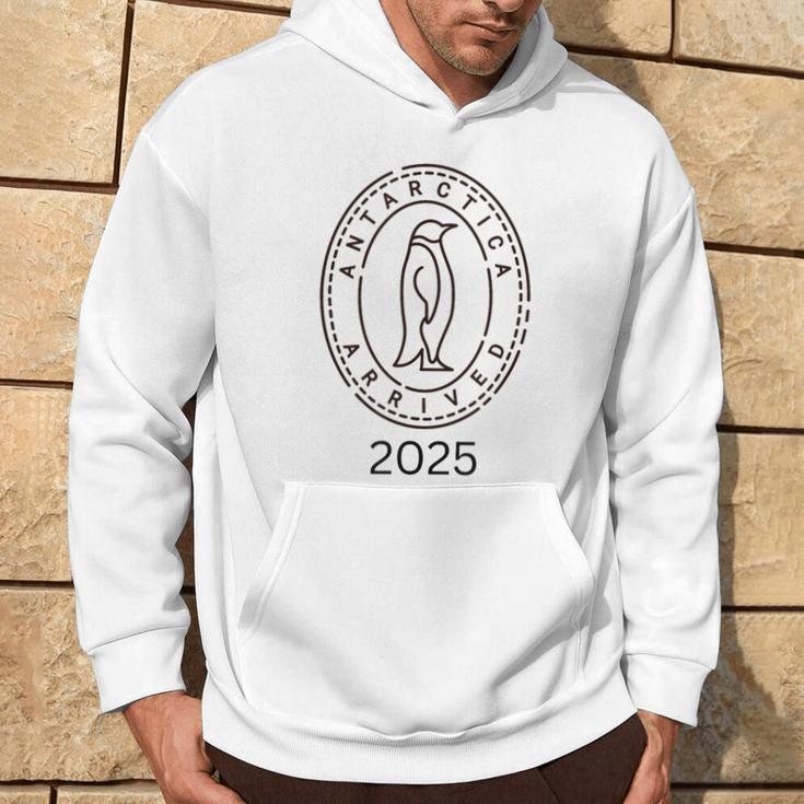 Angekommen In Der Antarctic 2025 Gray Kapuzenpullover Lebensstil