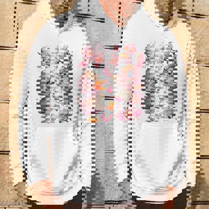 Canard Et Lapin Fleur De Cerisier Fleur Sakura Sweat à capuche Lifestyle