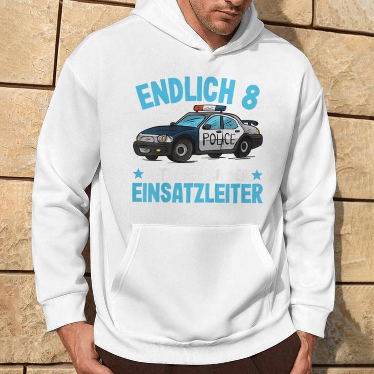 Children's Police 8 Years Boys Police 8Th Birthday Kapuzenpullover Lebensstil