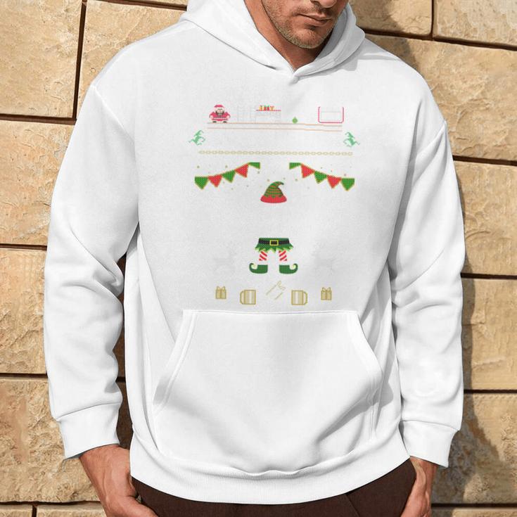 Christmas Elf For Gamers Elf 11 Gaming I Bims 1 Nerd Long-Sleeved Kapuzenpullover Lebensstil