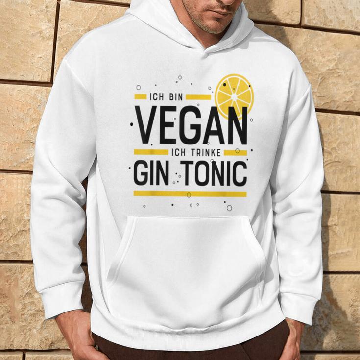 Ich Binegan Ich Trinke Gin Tonic X Lecker Gin Kapuzenpullover Lebensstil