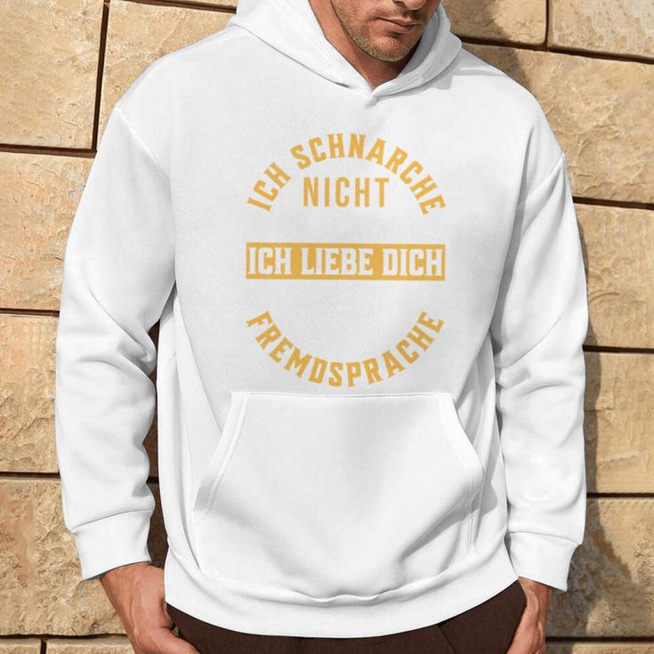 Ich Schnarche Nicht Schnarcher Lustiger Spruch Schnarchen Kapuzenpullover Lebensstil