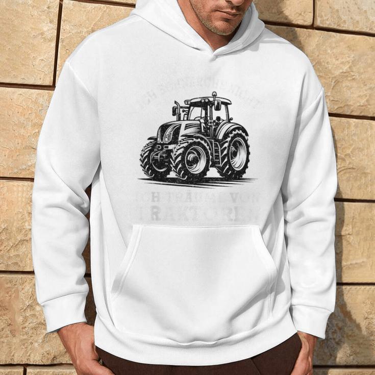 Ich Schnarche Nicht Spruch Farmer Farmer Tractor Blue Kapuzenpullover Lebensstil