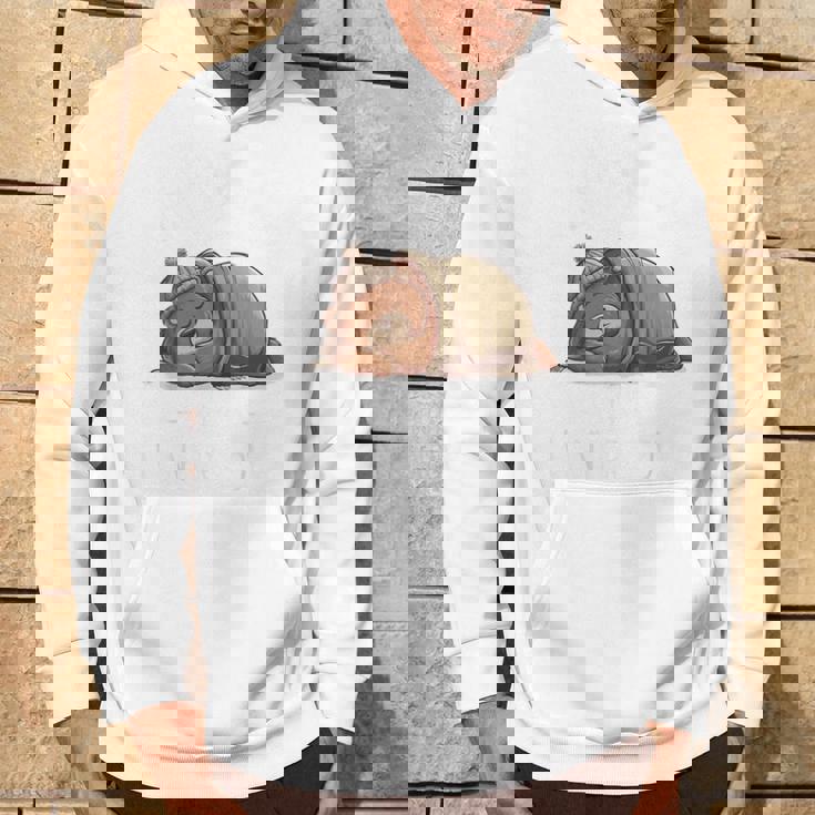 Idee Cadeau Citation Drôle Ours Brun En Hibernation Sweat à capuche Lifestyle