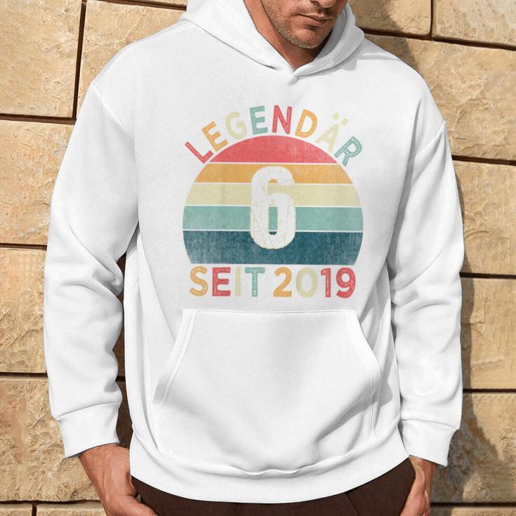 Kinder 6 Geburtstag Legendär Seit 2019 Jahrgang 6 Jahre Alt Kapuzenpullover Lebensstil