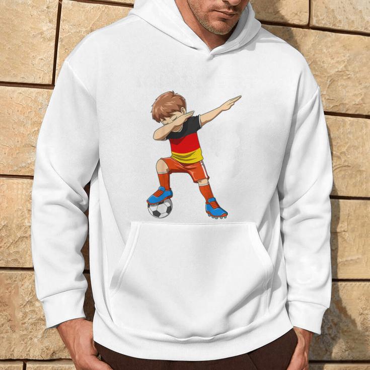 Kinder 9 Geburtstag Fußball Deutschland 9 Jahre Junge Geschenk Kapuzenpullover Lebensstil