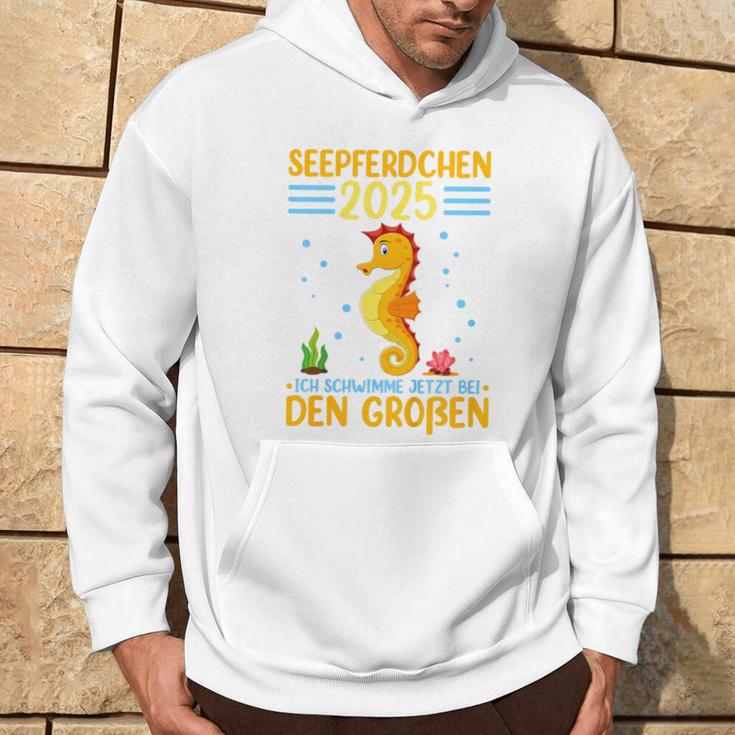 Kinder Seepferdchen 2025 Frühschwimmer Abzeichen Kapuzenpullover Lebensstil