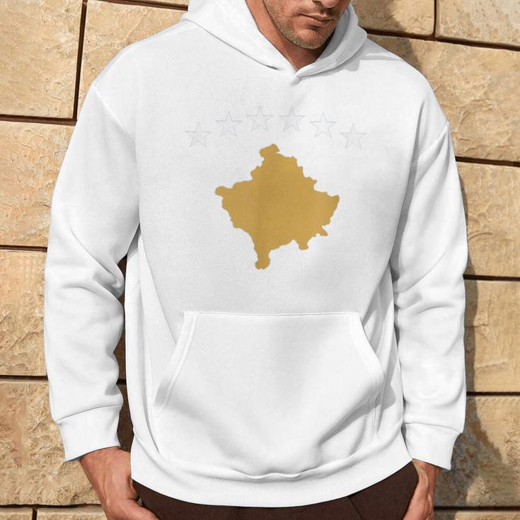 Kosovo Flag Nation Cosovaria Supporter Kosovo Blue Kapuzenpullover Lebensstil