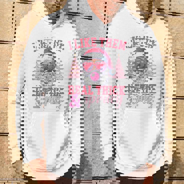 I Like Them Real Thick And Sprucey Christmas Hoodie Lifestyle