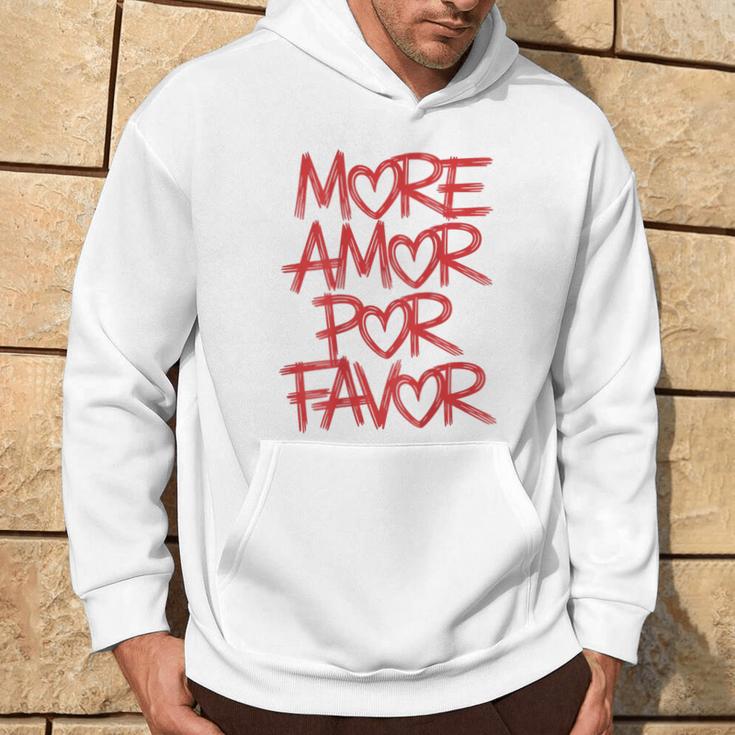 Mehr Amor Por Favor Kapuzenpullover Lebensstil