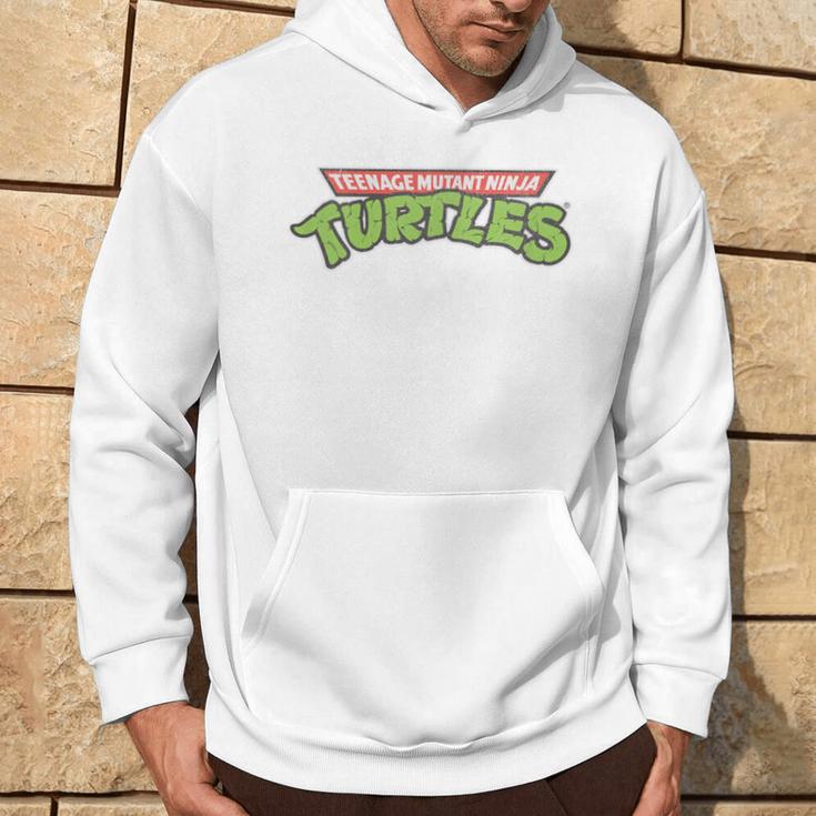 Nage Mutant Ninja Turtles Retro Logo Blue Kapuzenpullover Lebensstil