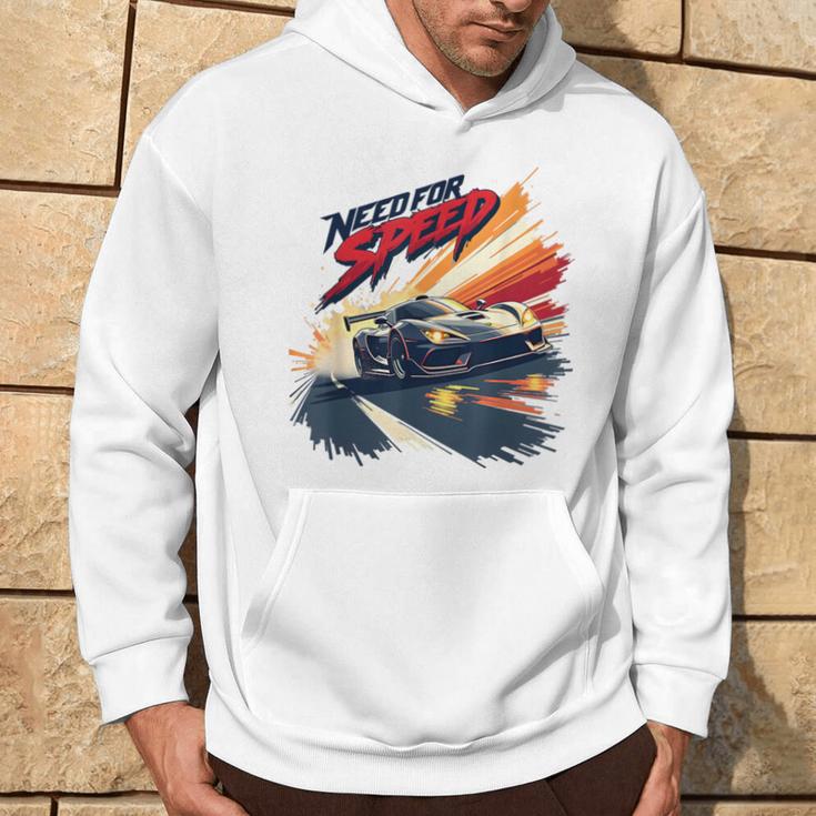 Need For Speed High-Octane Racing Graphic Gray Kapuzenpullover Lebensstil