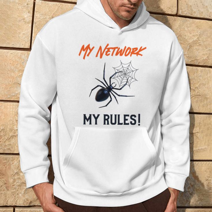 My Network My Rules Lustiges It Cyber Security Kapuzenpullover Lebensstil