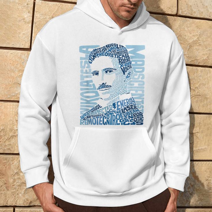 Nikola Tesla Illustration By Glitschika s Kapuzenpullover Lebensstil