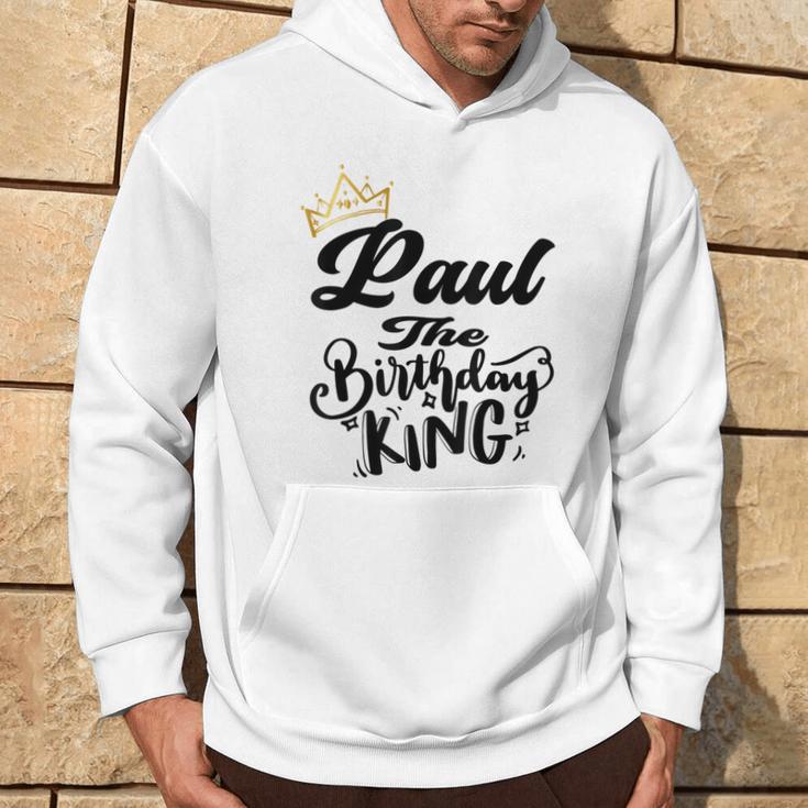 Paul The Birthday King Happy Birthday Boys Nager Gray Kapuzenpullover Lebensstil