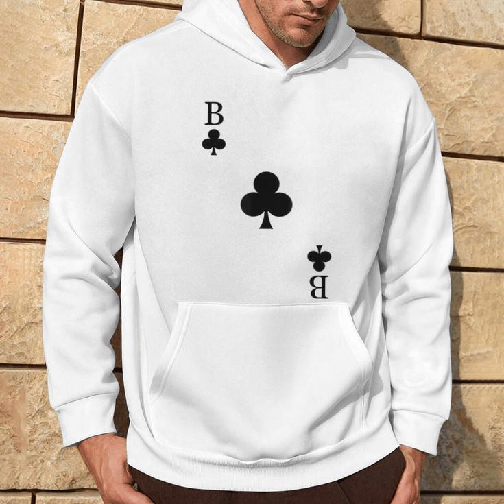 Playing Card Cross Bube Card Game Day Carnival Costume Kapuzenpullover Lebensstil