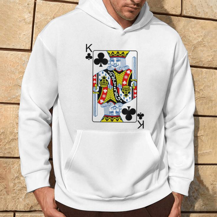 Playing Card King Of Clubs I Cross King S Kapuzenpullover Lebensstil