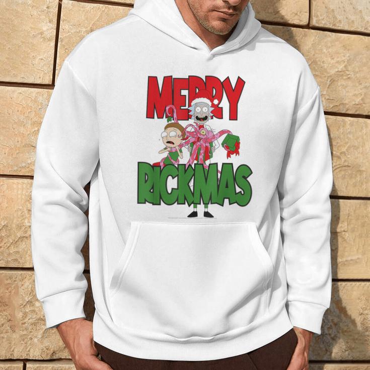 Rick & Morty Merry Rickmas Blue Kapuzenpullover Lebensstil