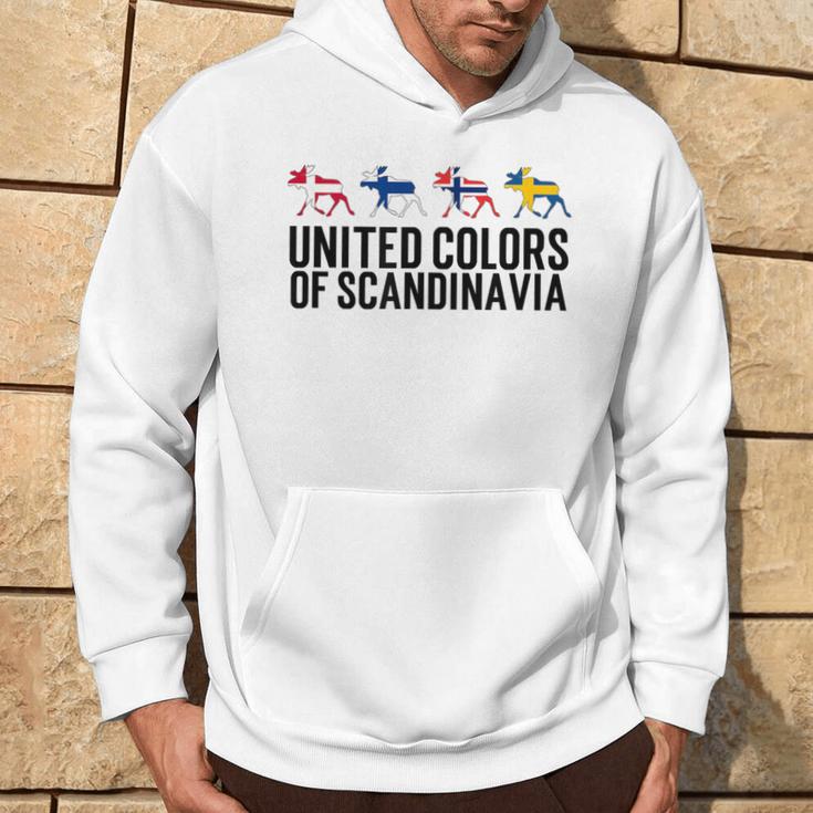 Scandinavia Flags Sweden Norway Denmark Finland Kapuzenpullover Lebensstil