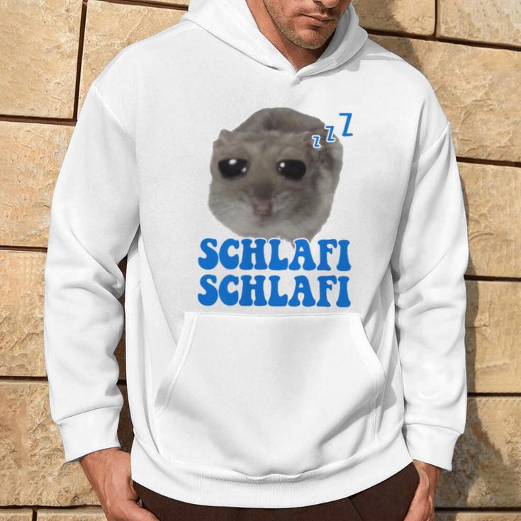 Sleep Sad Hamster Sleep Meme Sleeping Hamsti Kapuzenpullover Lebensstil