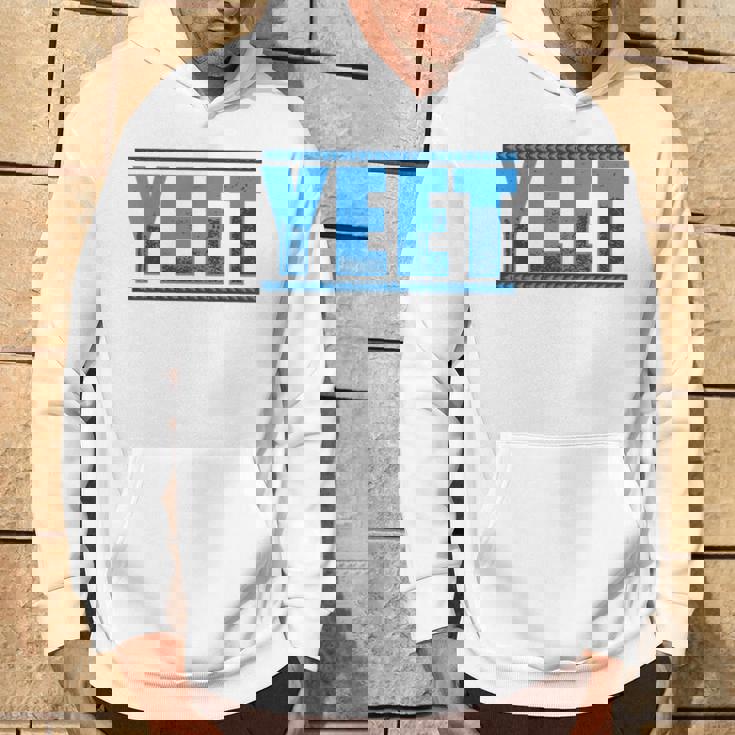 Vintage Yeet Yeet Quotes Blue Kapuzenpullover Lebensstil