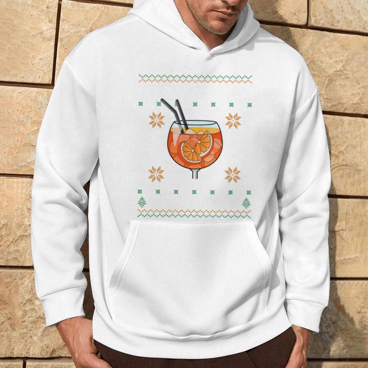 They See Me Aperollin' X Merry Spritzmas Xmas Christmas Long-Sleeved Kapuzenpullover Lebensstil