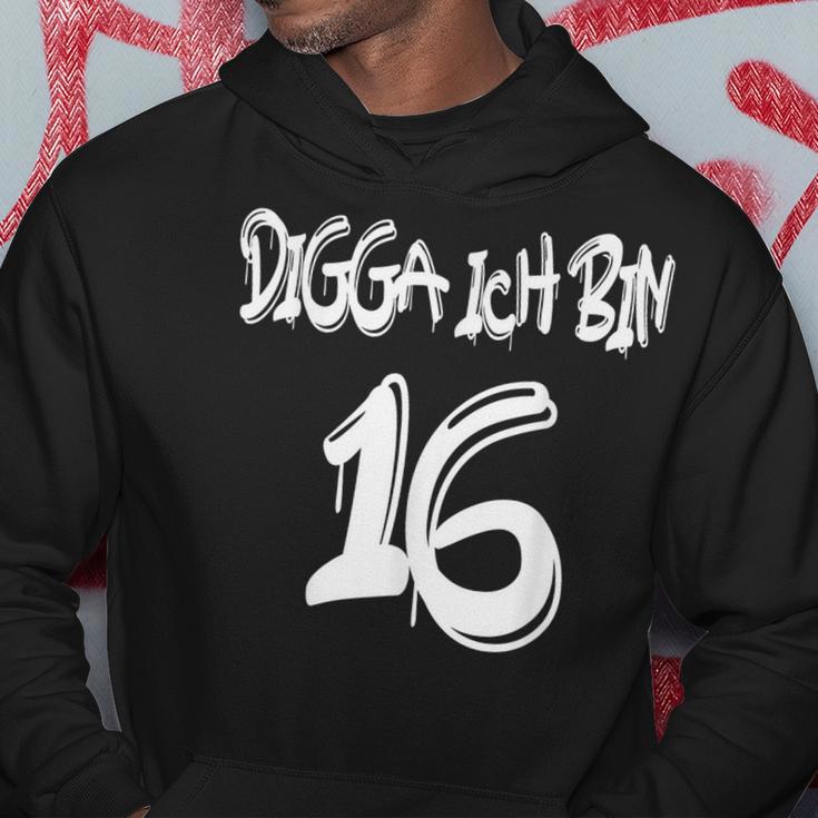 16Th Birthday Idea Digga I'm 16 Kapuzenpullover Lustige Geschenke