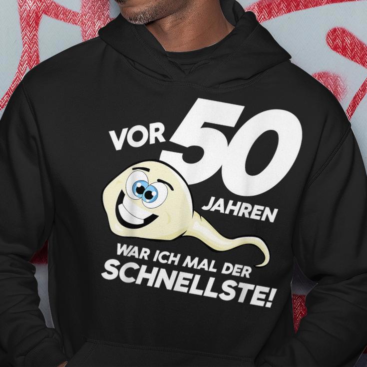 50Th Birthday 50 Years Ago Was Ich Mal Der Fastest Kapuzenpullover Lustige Geschenke