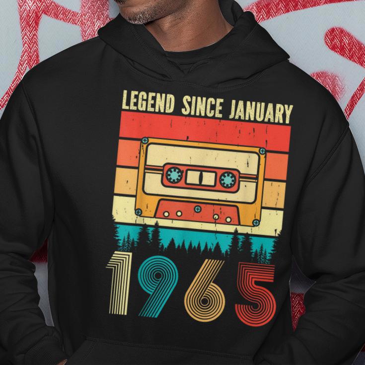 60 Years Old Legend Since January 1965 60Th Birthday Kapuzenpullover Lustige Geschenke