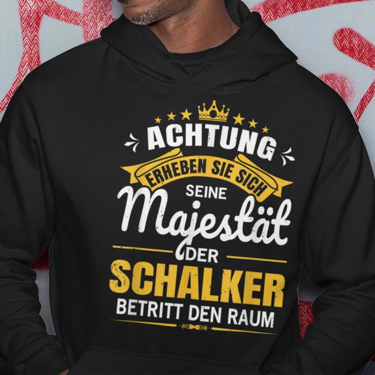 Achtung Seine Majestät Der Schalker Ruhrpott Gelsenkirchen Kapuzenpullover Lustige Geschenke