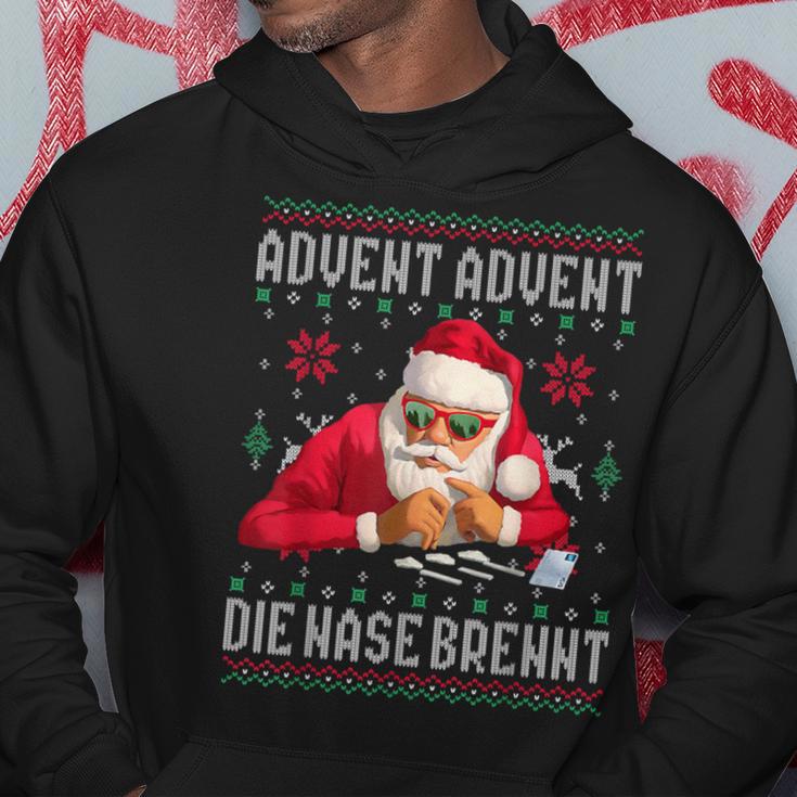 Advent Advent The Nose Burns X Xmas Christmas Santa Kapuzenpullover Lustige Geschenke