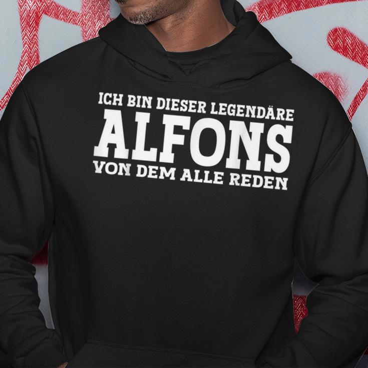 Alfons First Name Name Saying Alfons Kapuzenpullover Lustige Geschenke