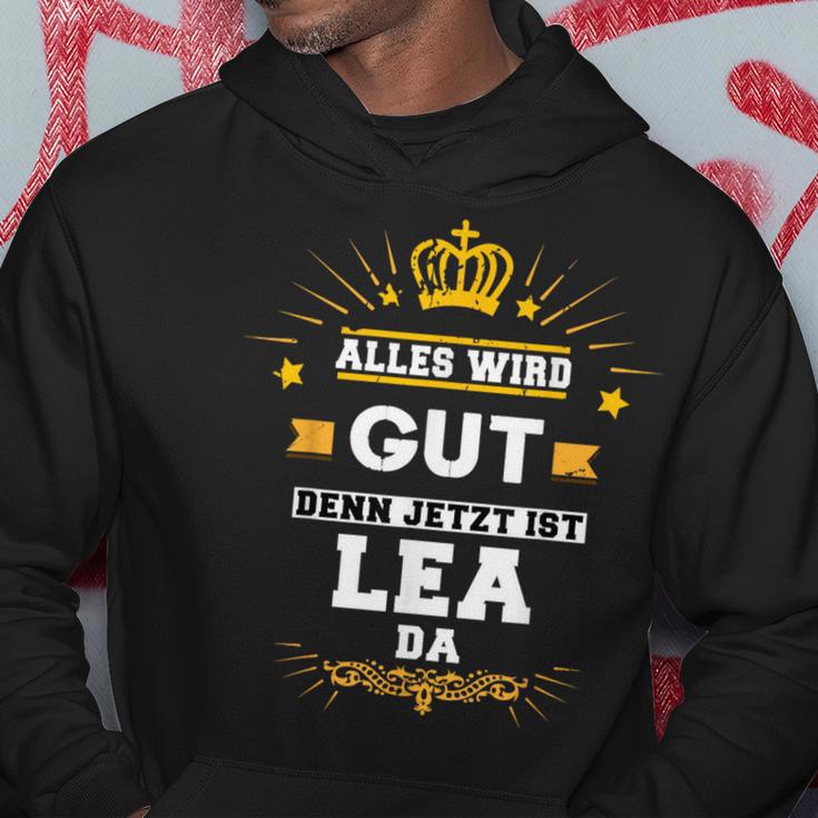 Alles Wird Gut Denn Jetzt Ist Lea Da Slogan Kapuzenpullover Lustige Geschenke