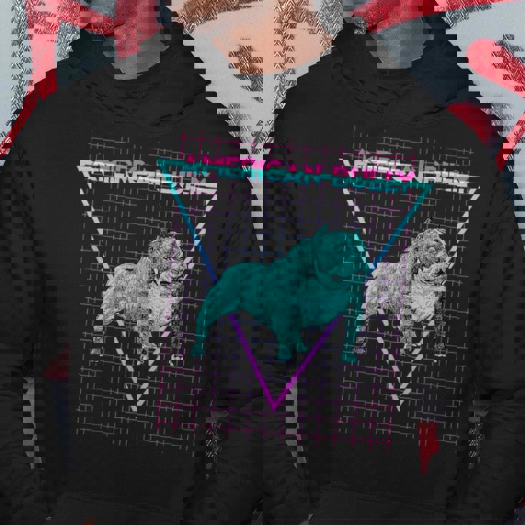 American Bully Estilo Retro Sintetizado American Bully Dog Sudadera Regalos divertidos