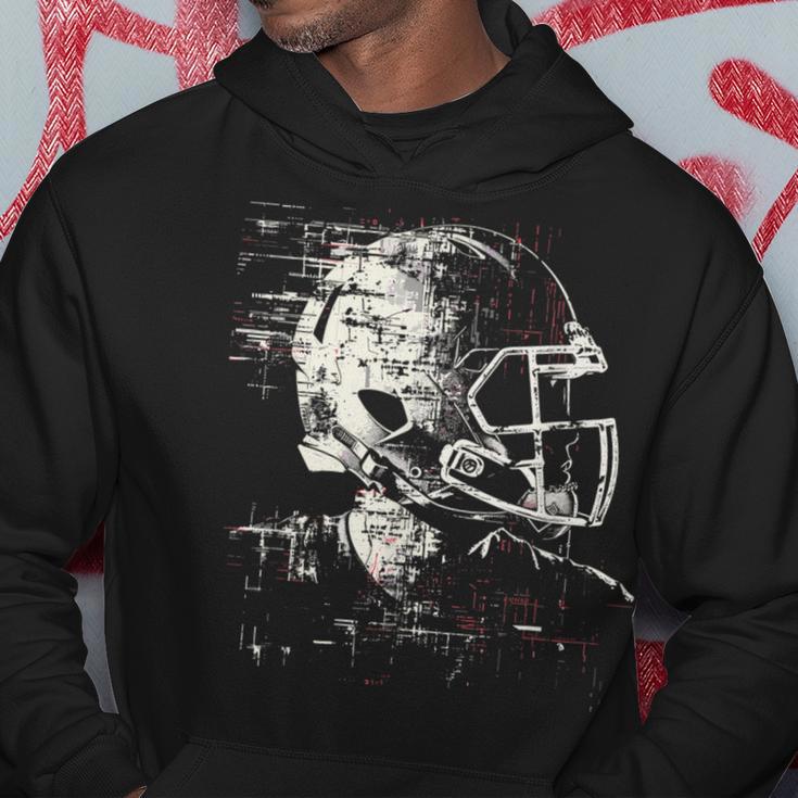 American Football Helmet Linemen Kapuzenpullover Lustige Geschenke