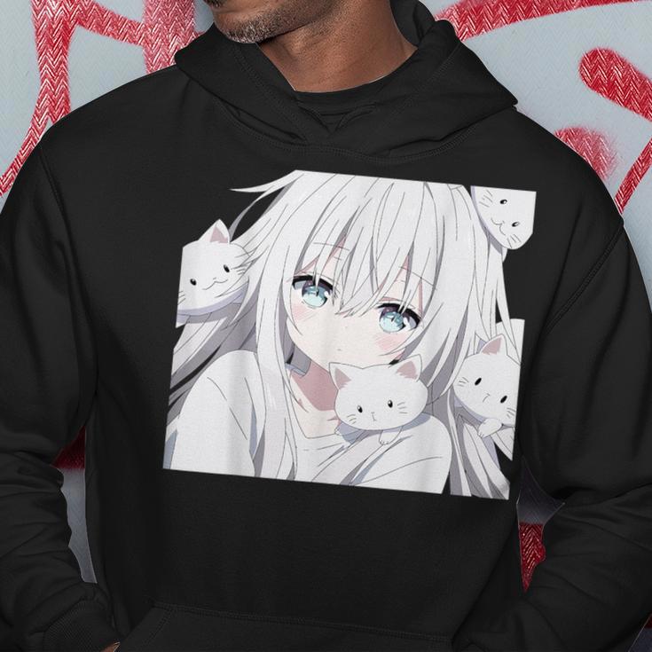 Anime And Cat Lovers For N Manga Kawaii Otaku Geek Kapuzenpullover Lustige Geschenke