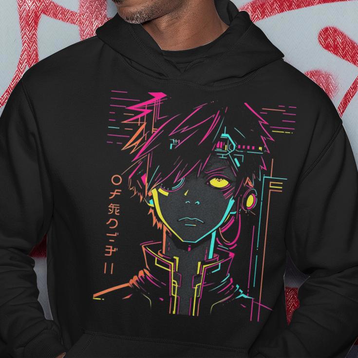 Anime Manga Motif Colourful Illustration Anime Kapuzenpullover Lustige Geschenke