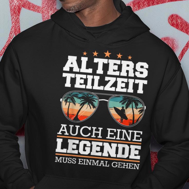 Atz Altersteilzeit Auch Eine Legende Muss Einmal Gehen Kapuzenpullover Lustige Geschenke