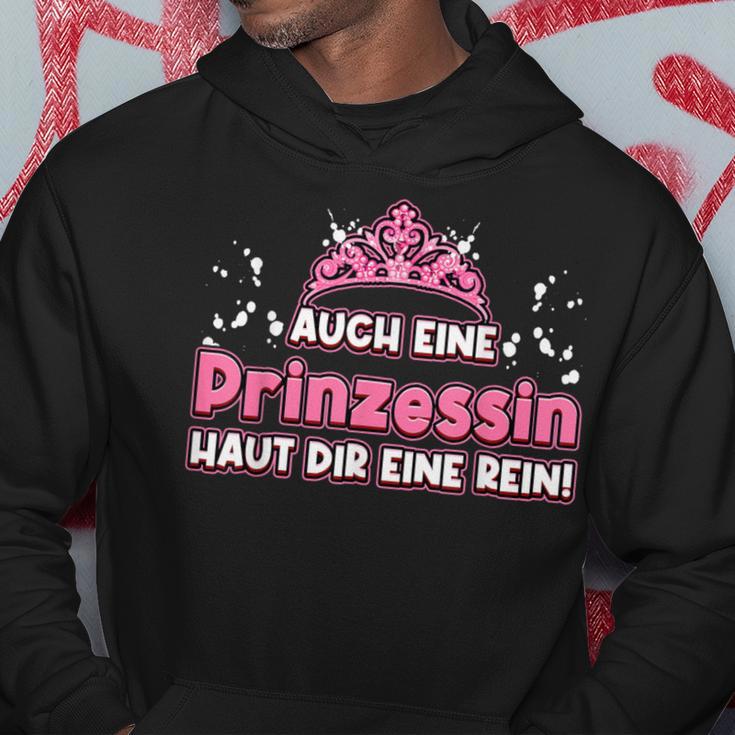 Auch Eine Prinzessin Haut Dir Eine Rein Krone Princess Kapuzenpullover Lustige Geschenke