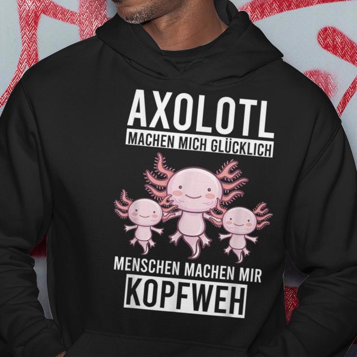 Axolotl Aquaristik Axolotlbreeder Kapuzenpullover Lustige Geschenke