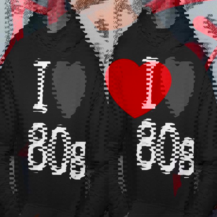 Back To 80'S Intage Retro I Love 80'S Graphic Sudadera Regalos divertidos